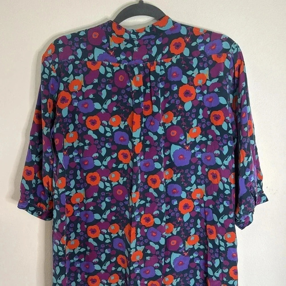 Tucker Floral Shirt Dress Size Small - Picture 5 of 7
